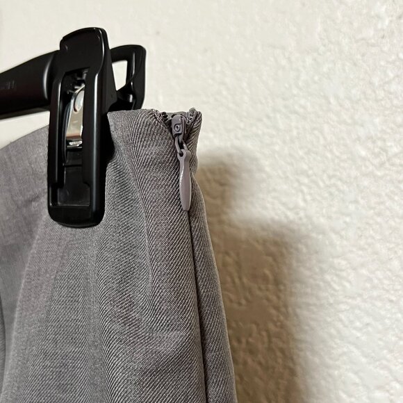 Kasper Charcoal Pencil Skirt - Picture 5 of 11